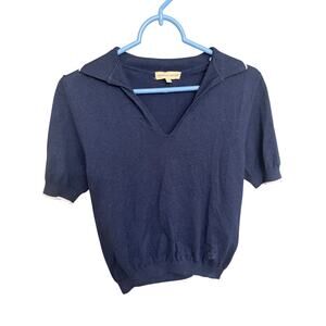 Frances Austen Cashmere Blend Polo, Size XS